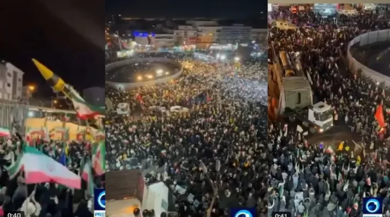 ଇରାନୀ ସୈନ୍ୟମାନେ ବାଲିଷ୍ଟିକ୍ କ୍ଷେପଣାସ୍ତ୍ର ସହ ରାସ୍ତାକୁ ଓହ୍ଲାଇଲେ