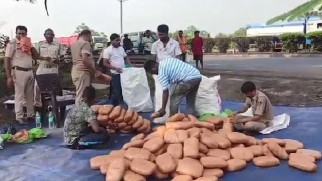 ବିଜୁ ଏକ୍ସପ୍ରେସୱେରେ ଗଞ୍ଜେଇ ଜବତ